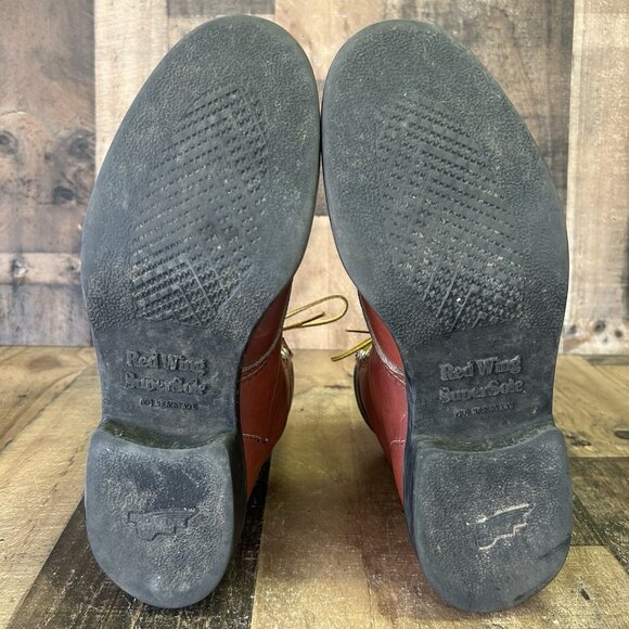 Red Wing 404 Moc Toe Supersole Work Boots Mens 13 B - Picture 3 of 12